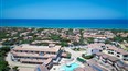 foto panorama hotela Mimose Beach Village v Badesi na talianskom ostrove Sardinia