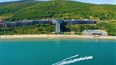 foto pohlad z mora na hotel Paradise Beach Residence vo Svetom Vlase v Bulharsku