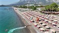 foto plaz hotela Club Boran Mare Beach v stredisku Kemer v Turecku