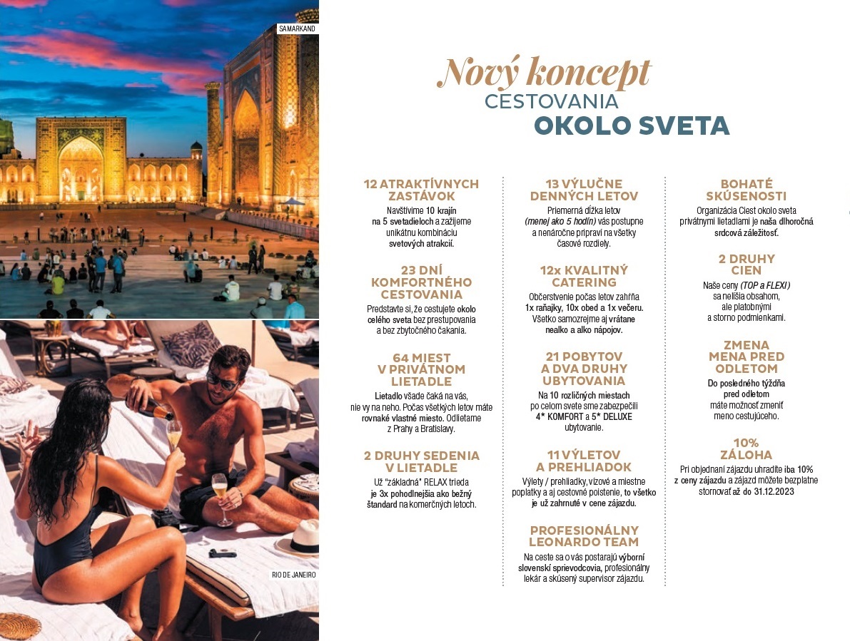 Cesta okolo sveta | TIP travel